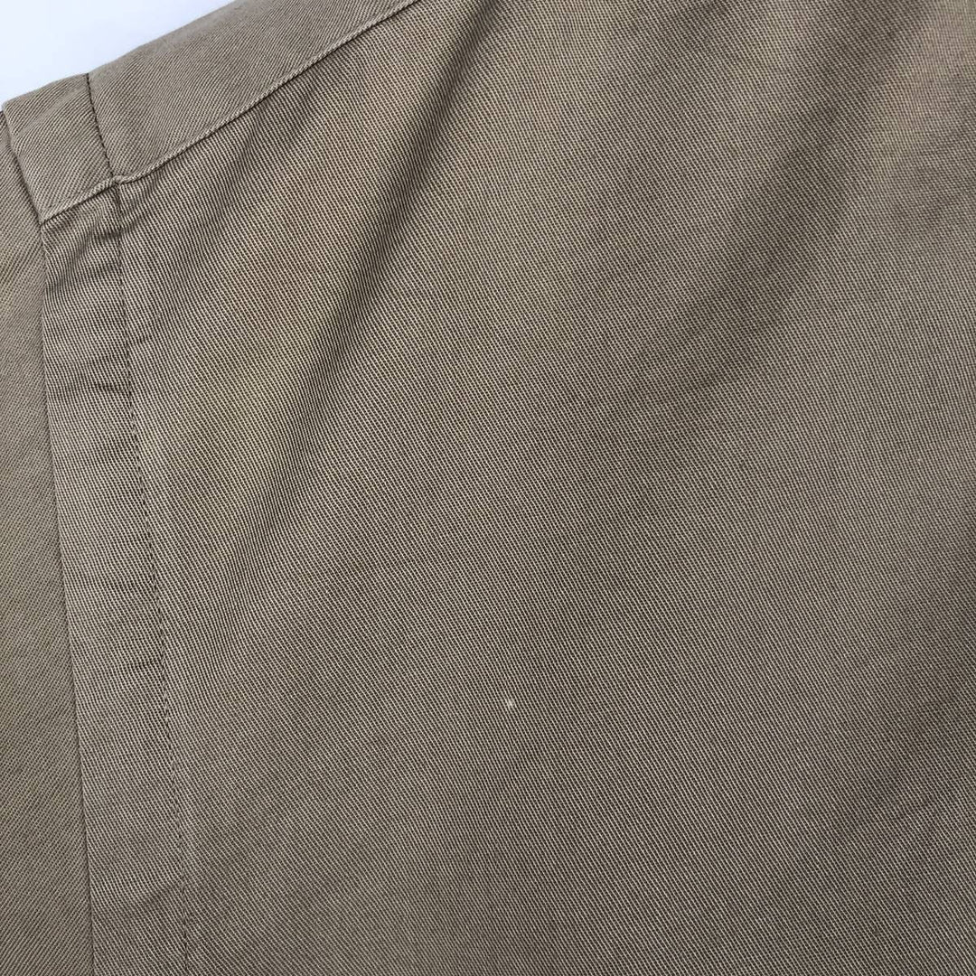 Ralph Lauren YARMOUTH long sleeve button down shirt, men's size M cotton Khaki type Vintage Second Hand