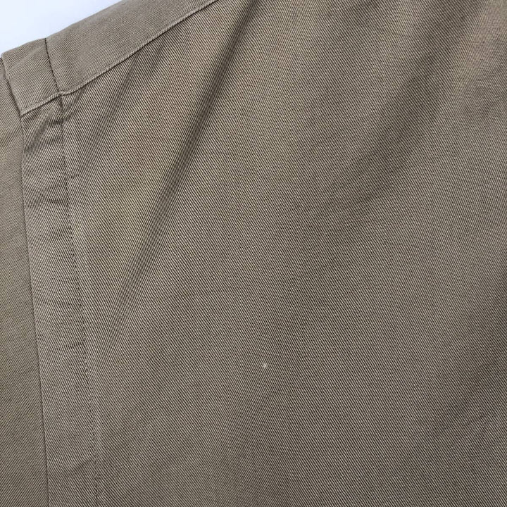 Ralph Lauren YARMOUTH long sleeve button down shirt, men's size M cotton Khaki type Vintage Second Hand