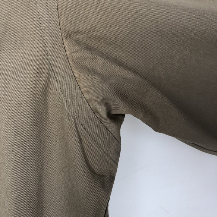 Ralph Lauren YARMOUTH long sleeve button down shirt, men's size M cotton Khaki type Vintage Second Hand