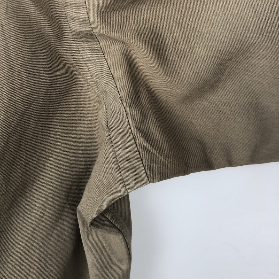 Ralph Lauren YARMOUTH long sleeve button down shirt, men's size M cotton Khaki type Vintage Second Hand