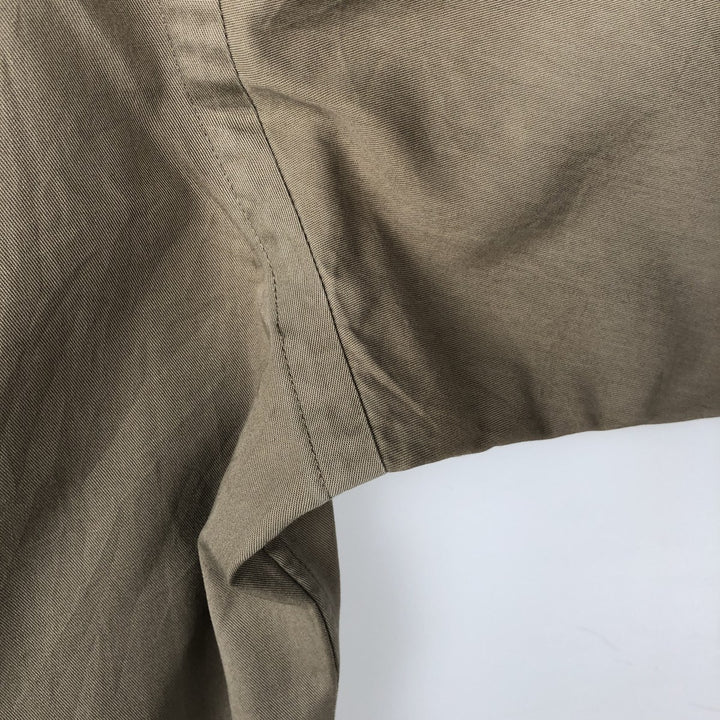 Ralph Lauren YARMOUTH long sleeve button down shirt, men's size M cotton Khaki type Vintage Second Hand