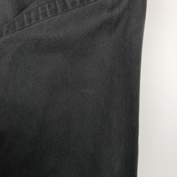 Ralph Lauren BLAIRE long sleeve button down shirt, men's size L cotton black type Vintage Second Hand
