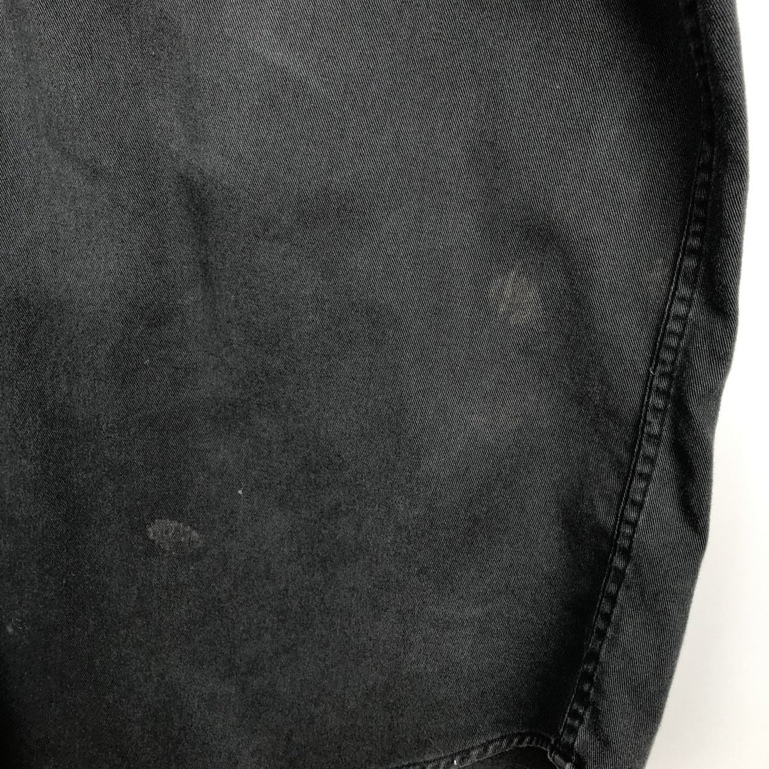 Ralph Lauren BLAIRE long sleeve button down shirt, men's size L cotton black type Vintage Second Hand