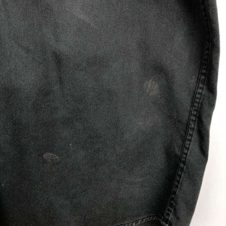 Ralph Lauren BLAIRE long sleeve button down shirt, men's size L cotton black type Vintage Second Hand