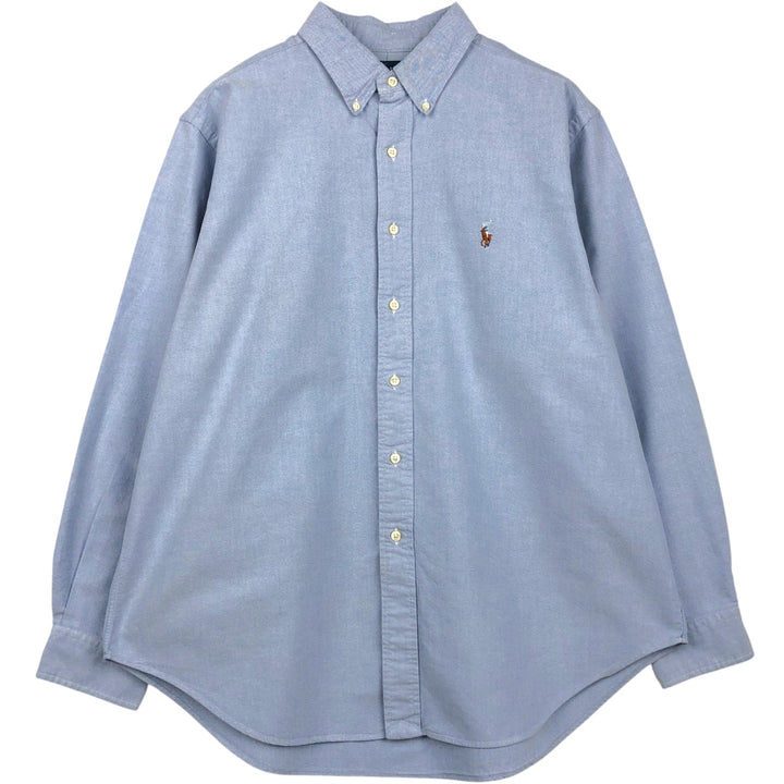 Ralph Lauren Classic Fit Long Sleeve Button Down Shirt Men's XL cotton Blue type light blue Vintage Second Hand