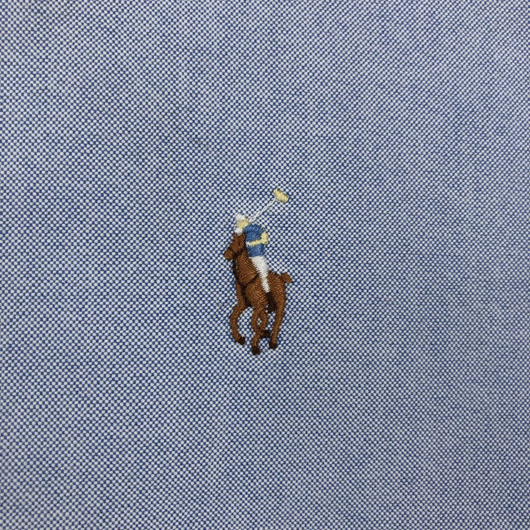Ralph Lauren Classic Fit Long Sleeve Button Down Shirt Men's XL cotton Blue type light blue Vintage Second Hand