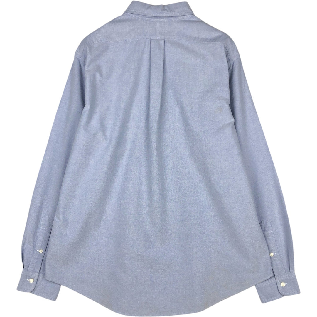 Ralph Lauren CUSTOM FIT long sleeve button down shirt, men's XL size cotton blue type Vintage Second Hand
