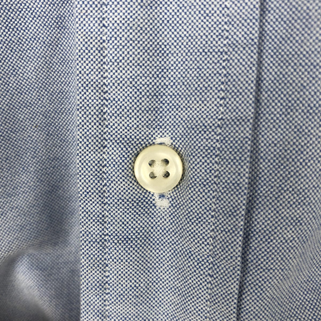 Ralph Lauren CUSTOM FIT long sleeve button down shirt, men's XL size cotton blue type Vintage Second Hand