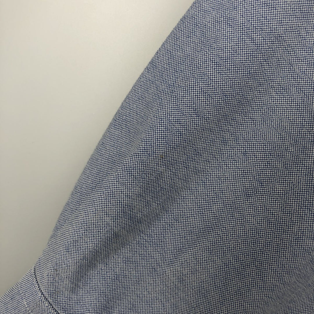 Ralph Lauren CUSTOM FIT long sleeve button down shirt, men's XL size cotton blue type Vintage Second Hand