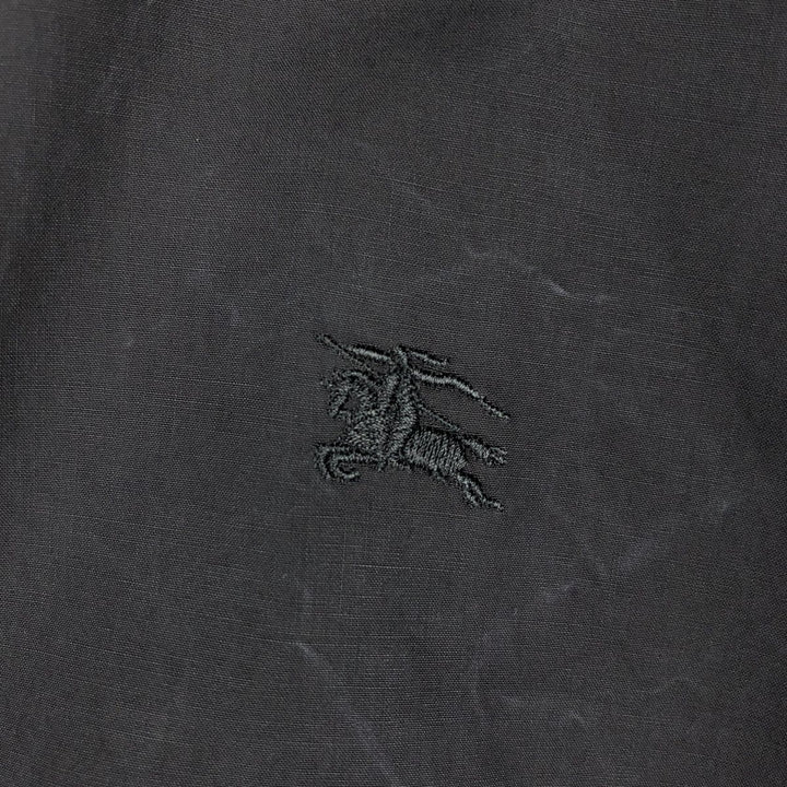 Burberry's Burberry Brit Long-Sleeve Button-Down Shirt, Men's Size XL (approx.) cotton black type Vintage Second Hand