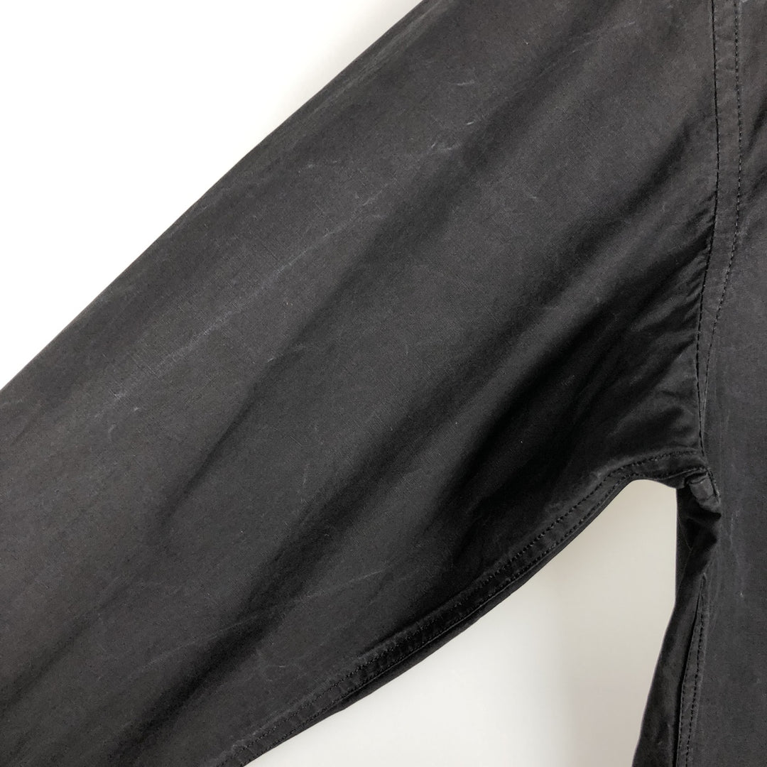 Burberry's Burberry Brit Long-Sleeve Button-Down Shirt, Men's Size XL (approx.) cotton black type Vintage Second Hand