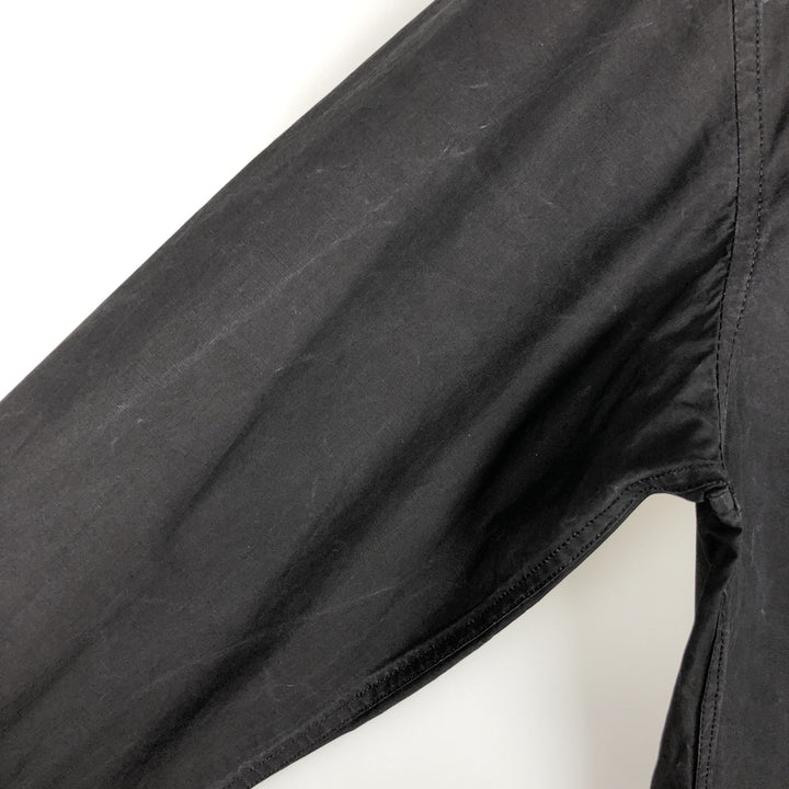 Burberry's Burberry Brit Long-Sleeve Button-Down Shirt, Men's Size XL (approx.) cotton black type Vintage Second Hand