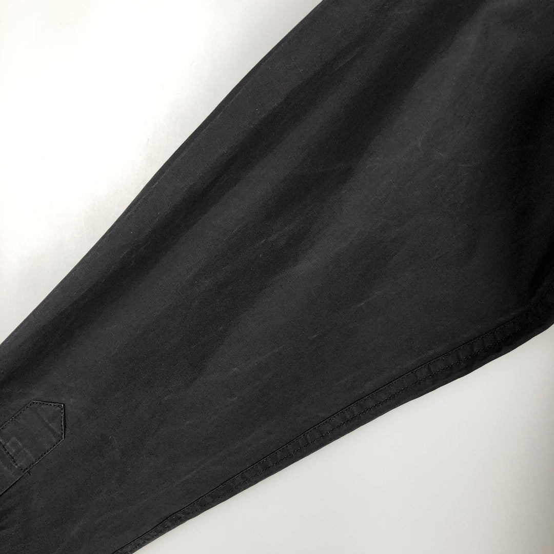 Burberry's Burberry Brit Long-Sleeve Button-Down Shirt, Men's Size XL (approx.) cotton black type Vintage Second Hand