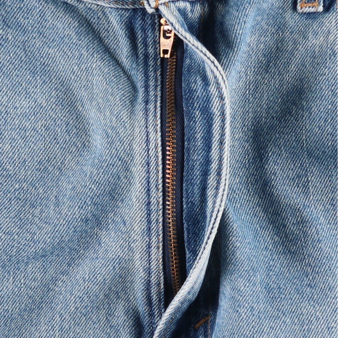 00'S Levi's 505 REGULAR FIT STRAIGHT LEG tapered denim pants made in USA, men's w36 equivalent cotton blue type Vintage Second Hand