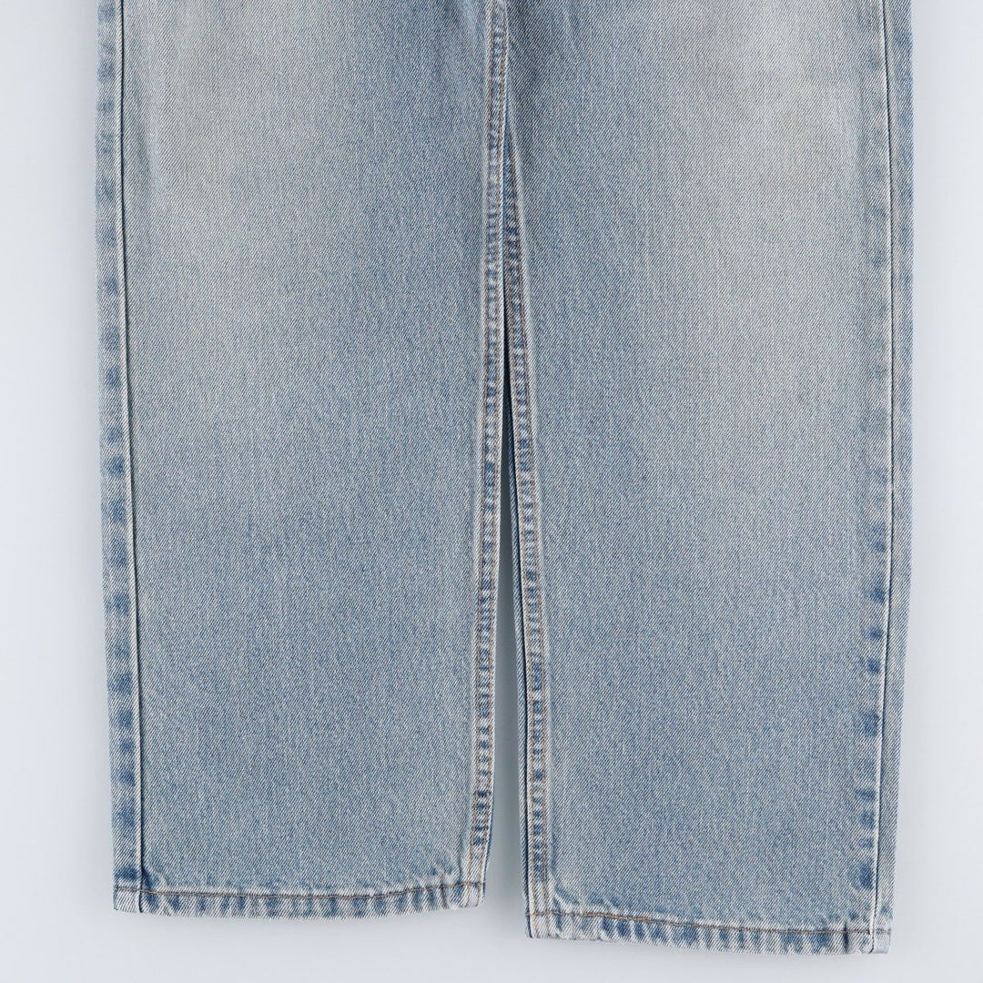 00'S Levi's 505 REGULAR FIT STRAIGHT LEG tapered denim pants made in USA, men's w36 equivalent cotton blue type Vintage Second Hand