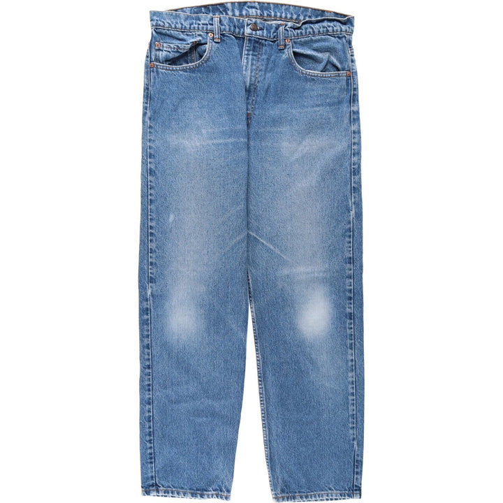 ~1990'S Levi's 505-0216 Tapered Denim Pants, Made in USA, Men's W35 (approx.), Vintage cotton blue type Vintage Second Hand