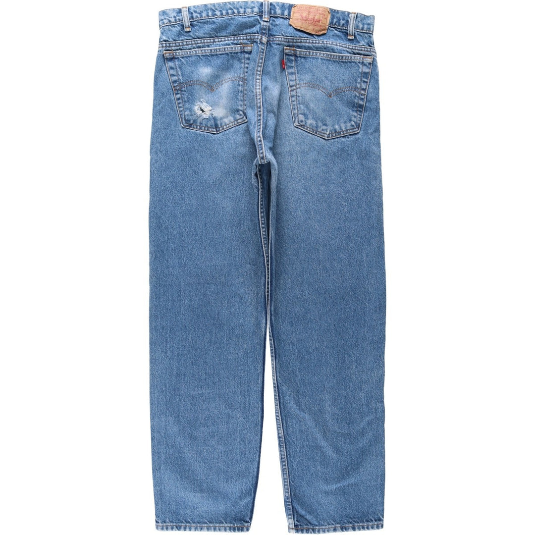 ~1990'S Levi's 505-0216 Tapered Denim Pants, Made in USA, Men's W35 (approx.), Vintage cotton blue type Vintage Second Hand