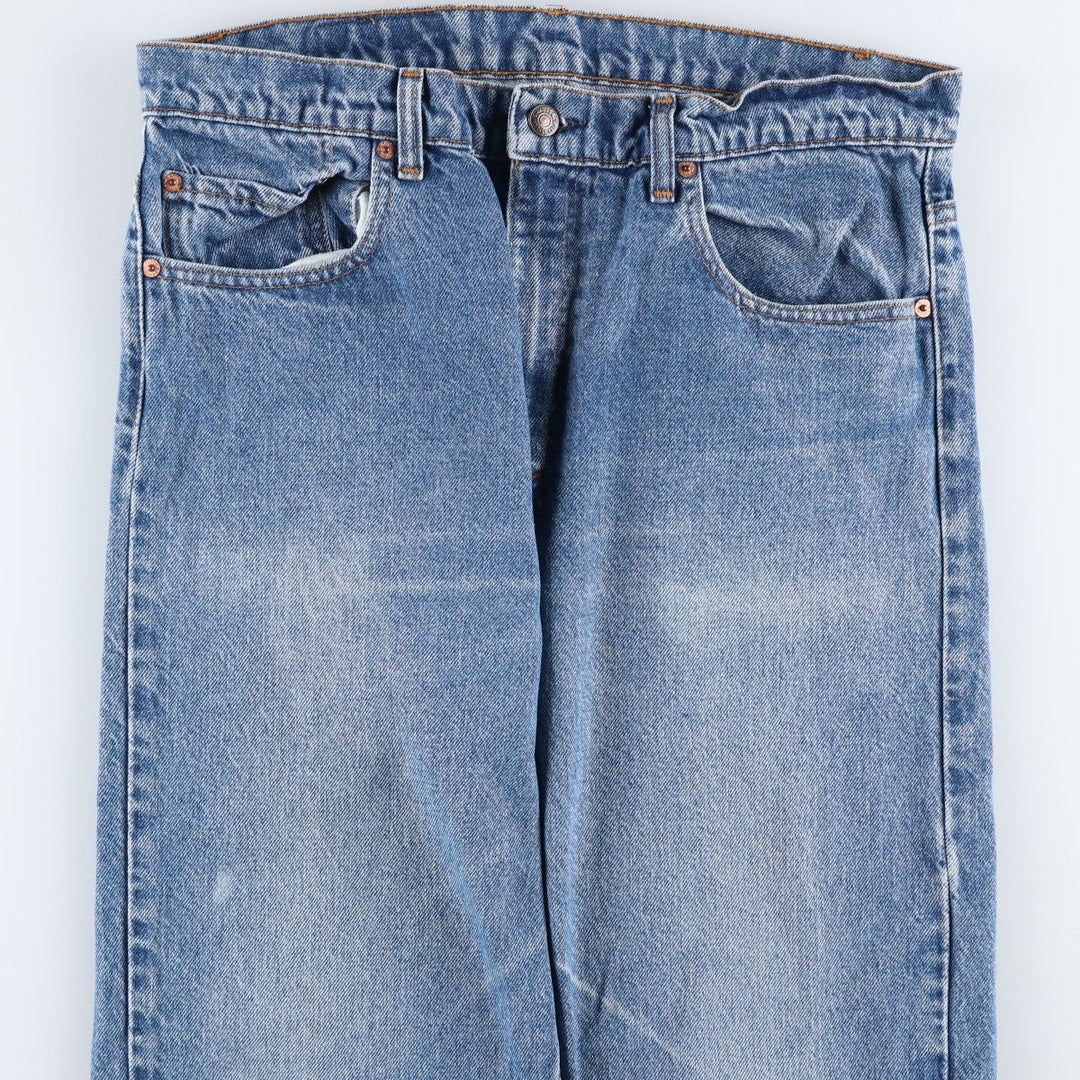 ~1990'S Levi's 505-0216 Tapered Denim Pants, Made in USA, Men's W35 (approx.), Vintage cotton blue type Vintage Second Hand
