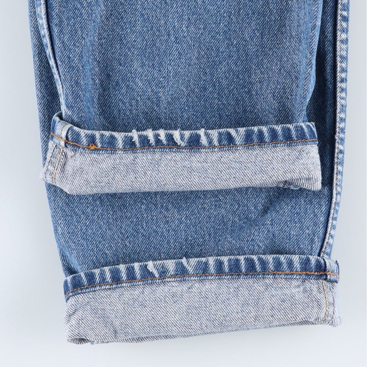 ~1990'S Levi's 505-0216 Tapered Denim Pants, Made in USA, Men's W35 (approx.), Vintage cotton blue type Vintage Second Hand