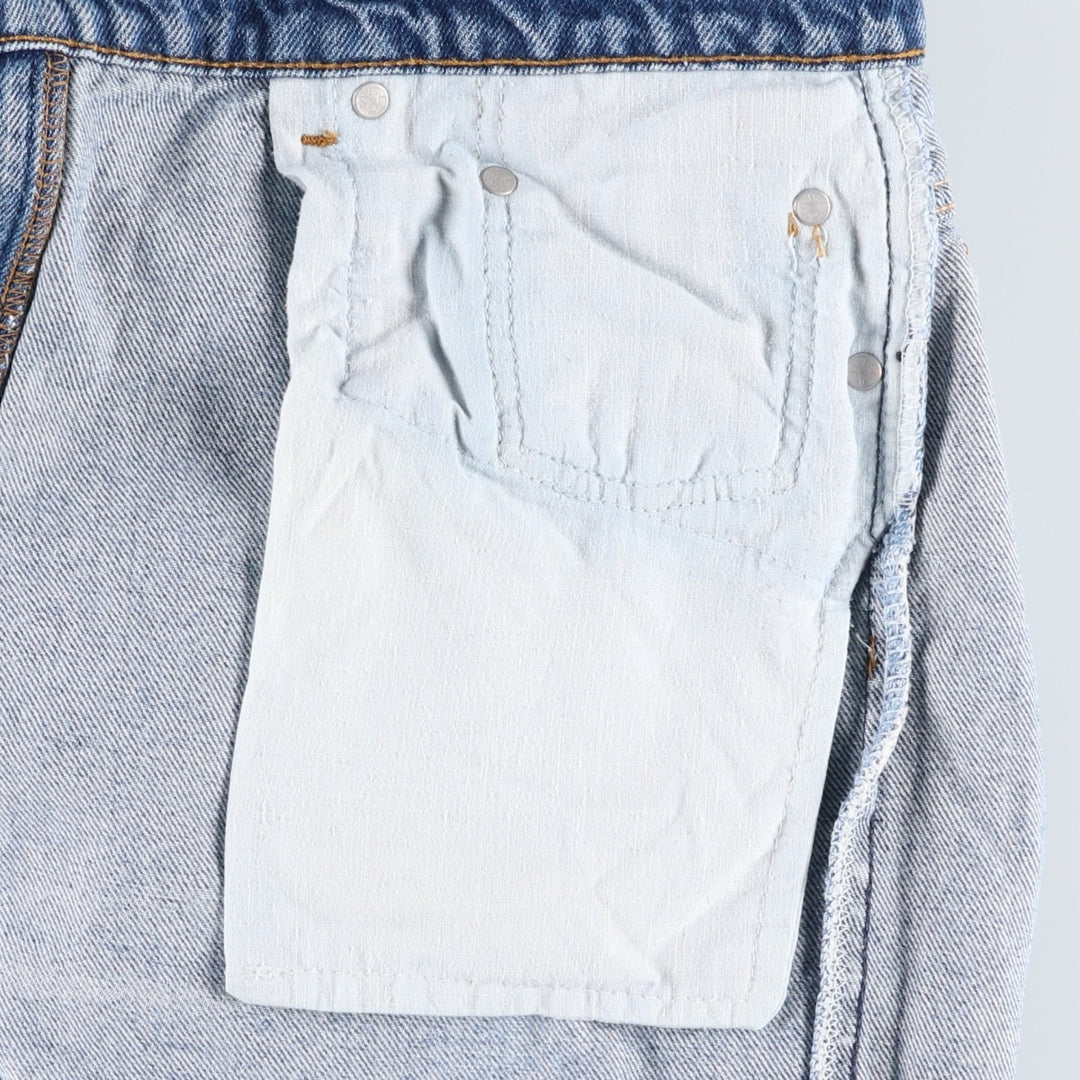 ~1990'S Levi's 505-0216 Tapered Denim Pants, Made in USA, Men's W35 (approx.), Vintage cotton blue type Vintage Second Hand