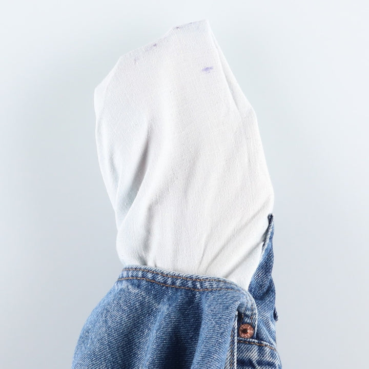 ~1990'S Levi's 505-0216 Tapered Denim Pants, Made in USA, Men's W35 (approx.), Vintage cotton blue type Vintage Second Hand