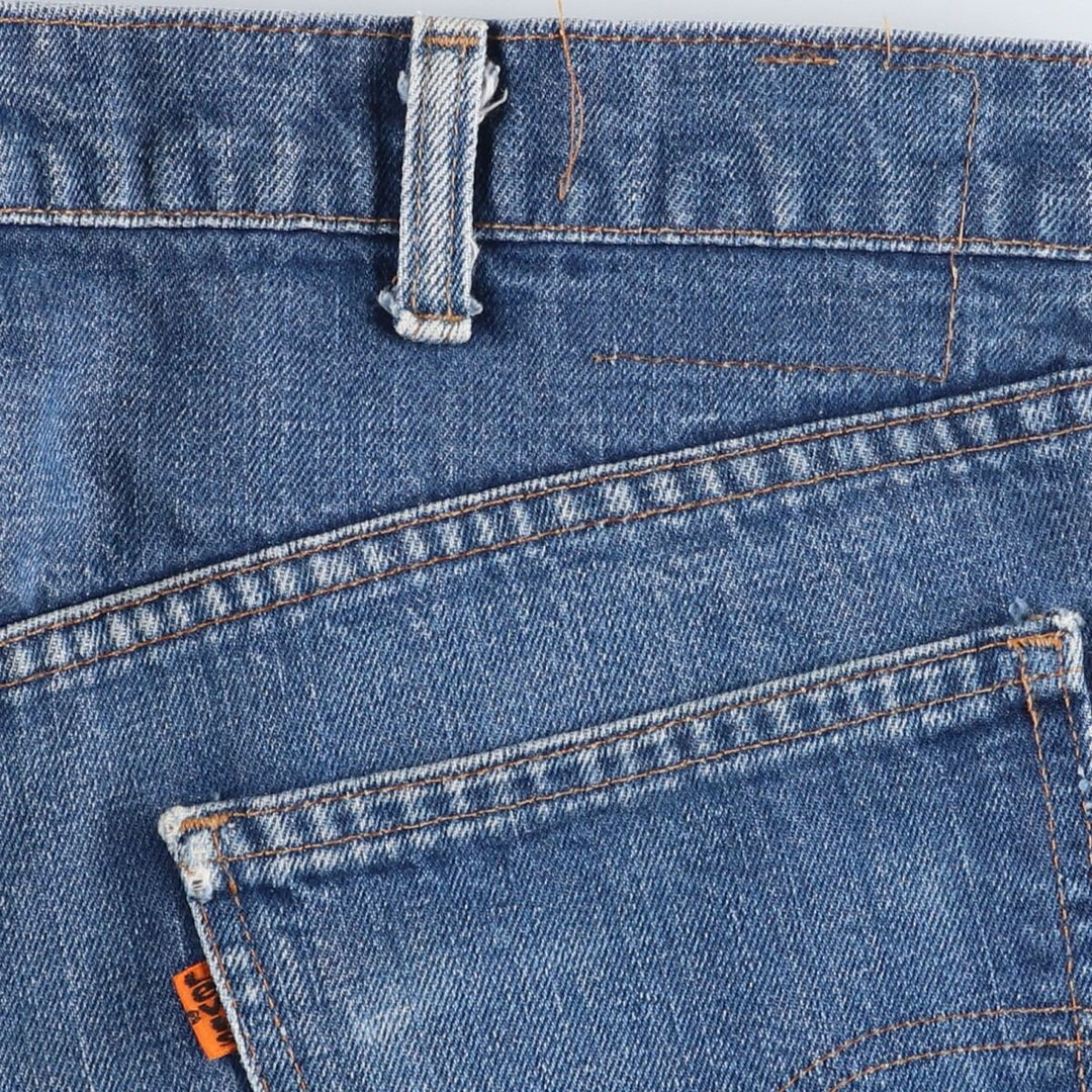 1980'S Levi's 20505-0217 Orange Tab Tapered Denim Pants, Men's Size W37 (approx.), Vintage unclear blue type Vintage Second Hand