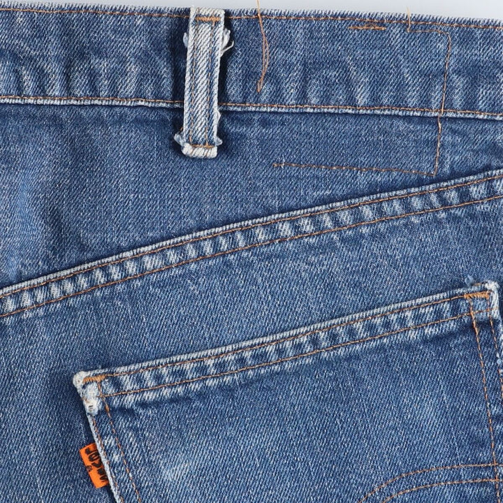 1980'S Levi's 20505-0217 Orange Tab Tapered Denim Pants, Men's Size W37 (approx.), Vintage unclear blue type Vintage Second Hand