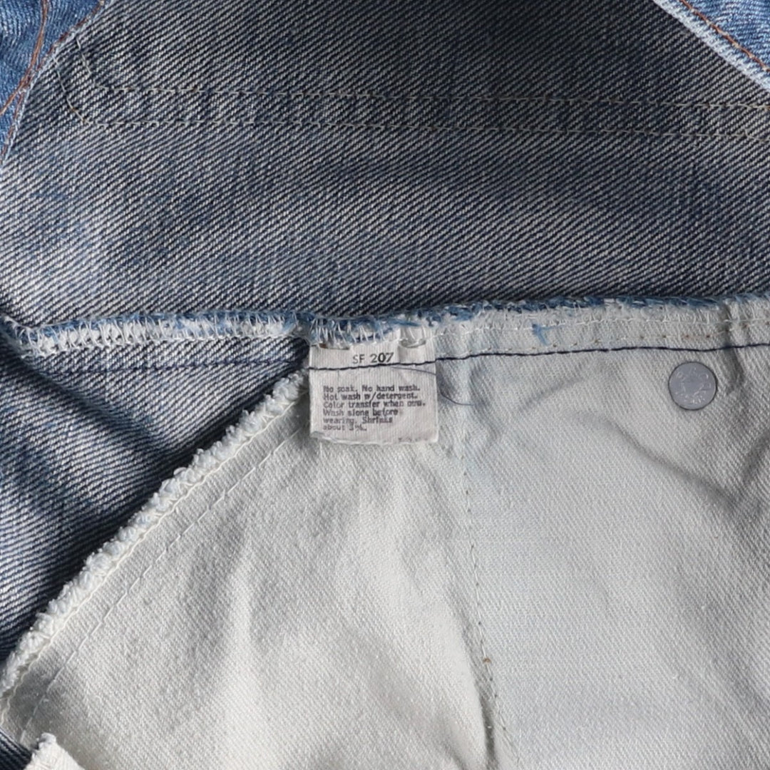 1980'S Levi's 20505-0217 Orange Tab Tapered Denim Pants, Men's Size W37 (approx.), Vintage unclear blue type Vintage Second Hand