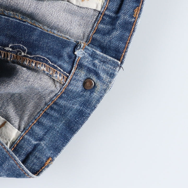 1980'S Levi's 20505-0217 Orange Tab Tapered Denim Pants, Men's Size W37 (approx.), Vintage unclear blue type Vintage Second Hand