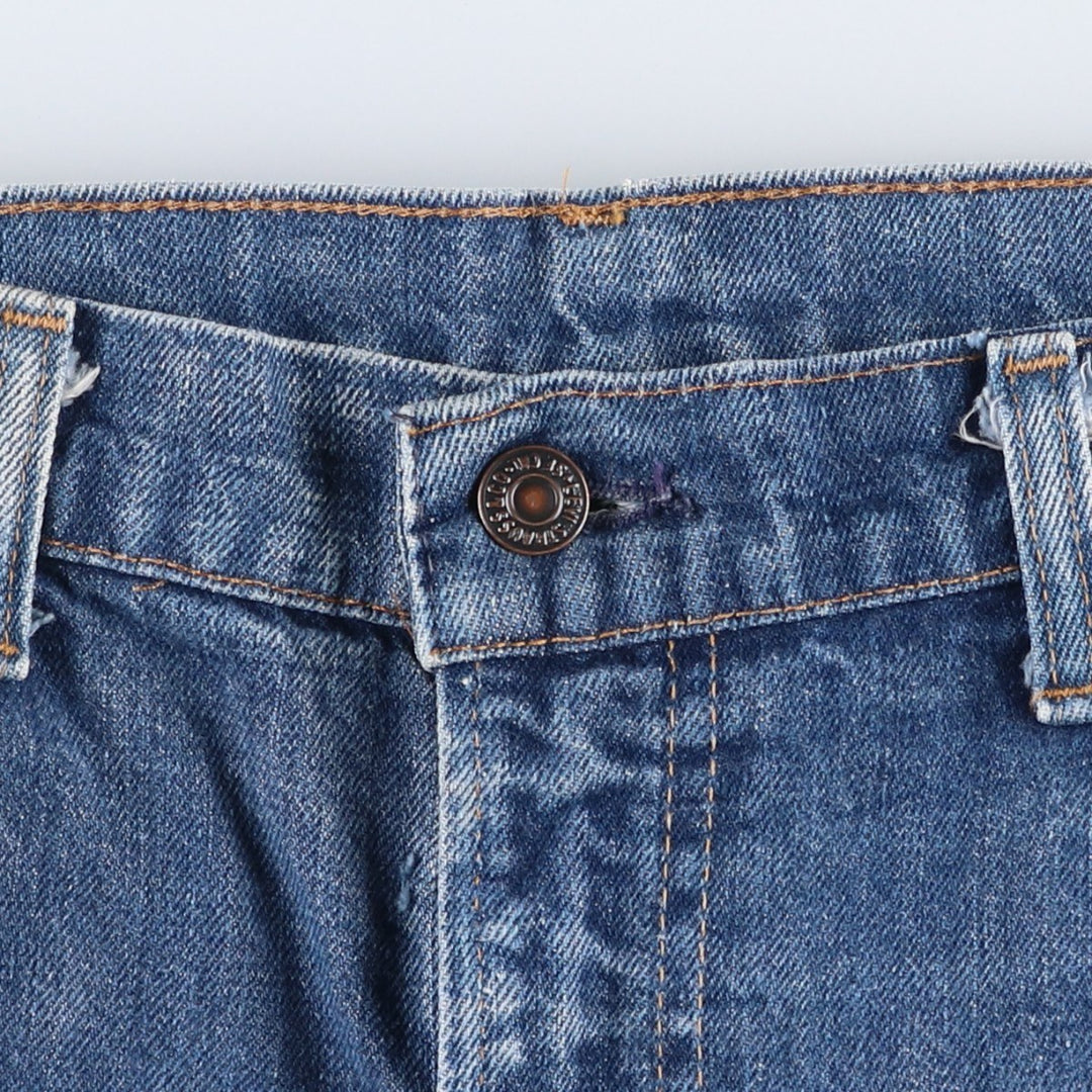 1980'S Levi's 20505-0217 Orange Tab Tapered Denim Pants, Men's Size W37 (approx.), Vintage unclear blue type Vintage Second Hand
