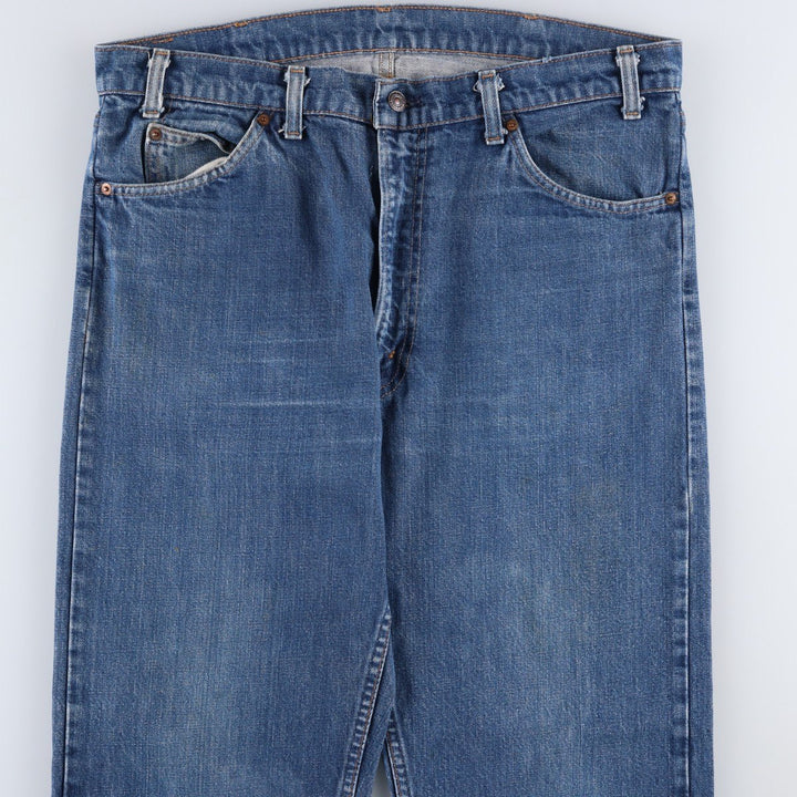 1980'S Levi's 20505-0217 Orange Tab Tapered Denim Pants, Men's Size W37 (approx.), Vintage unclear blue type Vintage Second Hand