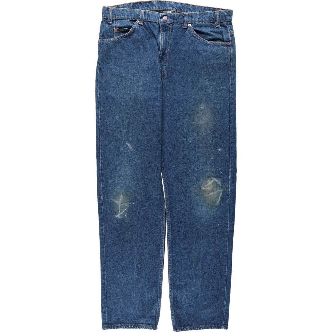 1990'S Levi's 40505-0215 Orange Tab Tapered Denim Pants, Made in USA, Men's W38 (approx.), Vintage cotton blue type Vintage Second Hand