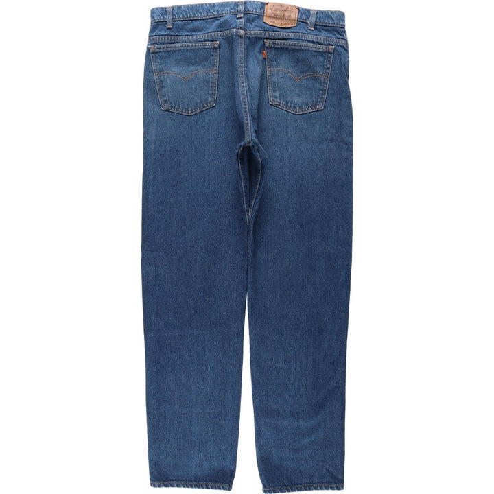 1990'S Levi's 40505-0215 Orange Tab Tapered Denim Pants, Made in USA, Men's W38 (approx.), Vintage cotton blue type Vintage Second Hand