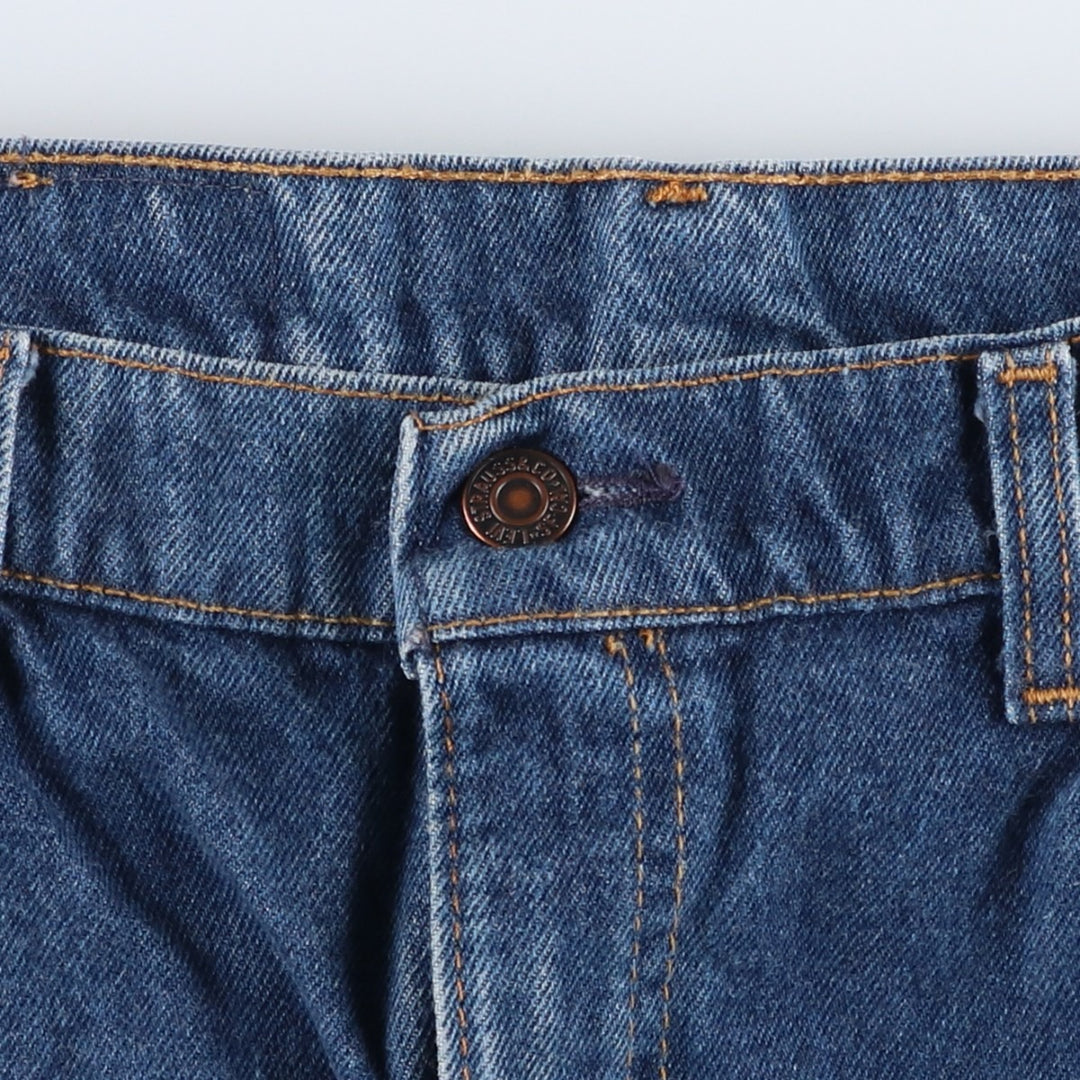 1990'S Levi's 40505-0215 Orange Tab Tapered Denim Pants, Made in USA, Men's W38 (approx.), Vintage cotton blue type Vintage Second Hand