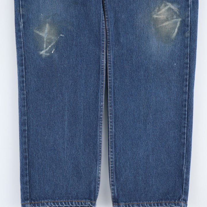 1990'S Levi's 40505-0215 Orange Tab Tapered Denim Pants, Made in USA, Men's W38 (approx.), Vintage cotton blue type Vintage Second Hand