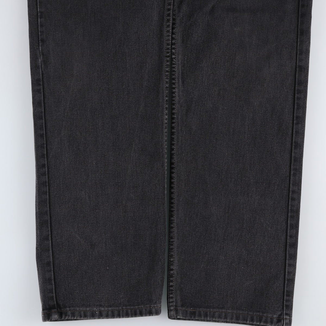 2000'S Levi's 505 Regular Fit Straight Leg Black Denim Tapered Denim Pants, Made in Canada, Men's Size 36 cotton black type Vintage Second Hand