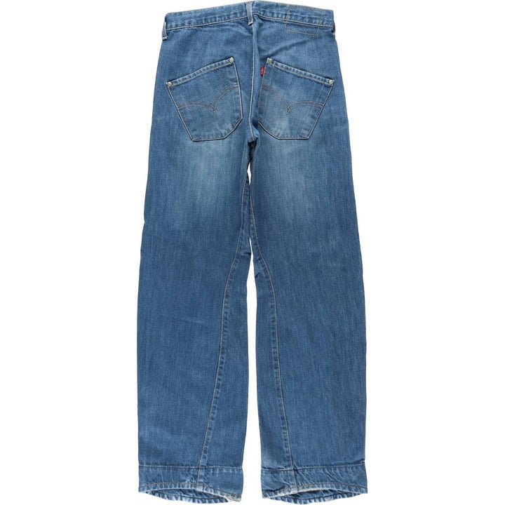 2000'S Levi's Engineered Jeans, 3D cut, straight denim pants, men's size W30 (approx.) cotton blue type Vintage Second Hand
