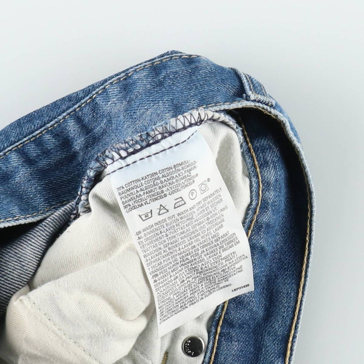 2000'S Levi's Engineered Jeans, 3D cut, straight denim pants, men's size W30 (approx.) cotton blue type Vintage Second Hand