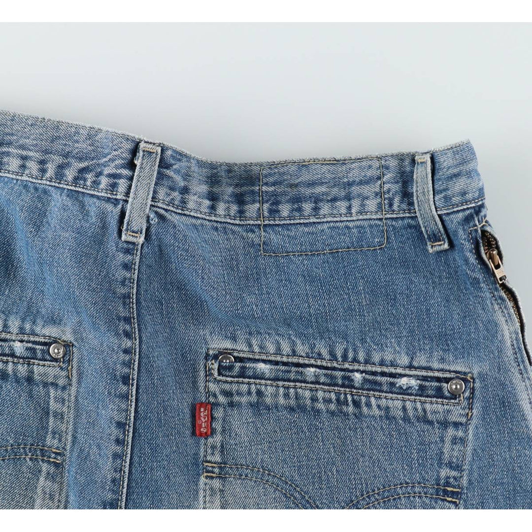 2000'S Levi's Engineered Jeans, 3D cut, flared denim pants, men's size W33 (approx.) cotton blue type Vintage Second Hand