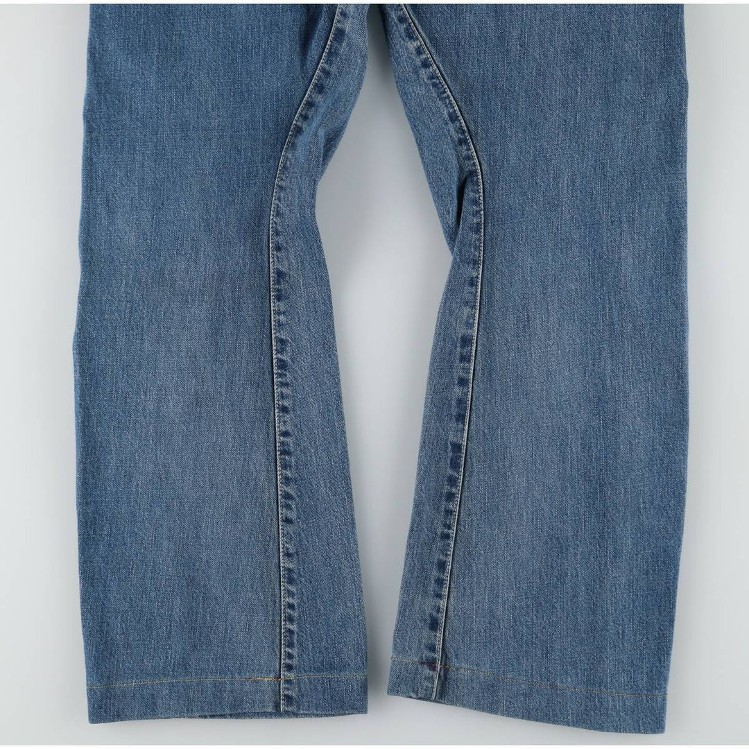 2000'S Levi's Engineered Jeans, 3D cut, flared denim pants, men's size W33 (approx.) cotton blue type Vintage Second Hand