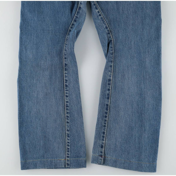2000'S Levi's Engineered Jeans, 3D cut, flared denim pants, men's size W33 (approx.) cotton blue type Vintage Second Hand