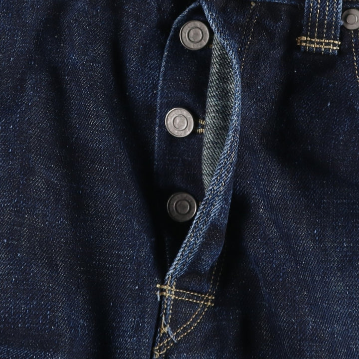 2000'S Levi's Engineered Jeans Euro Model, 3D Cut Straight Denim Pants, Men's W34 (approx.) cotton navy blue type Vintage Second Hand