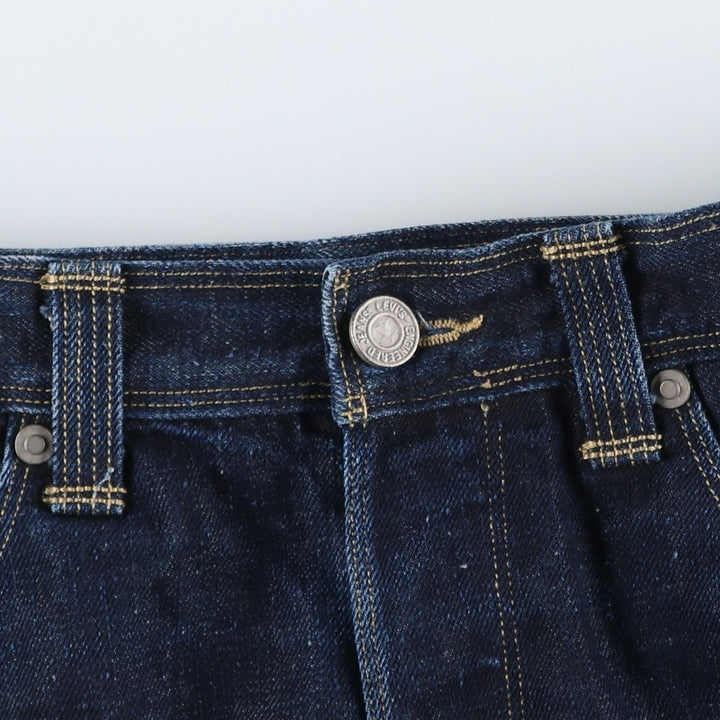 2000'S Levi's Engineered Jeans Euro Model, 3D Cut Straight Denim Pants, Men's W34 (approx.) cotton navy blue type Vintage Second Hand
