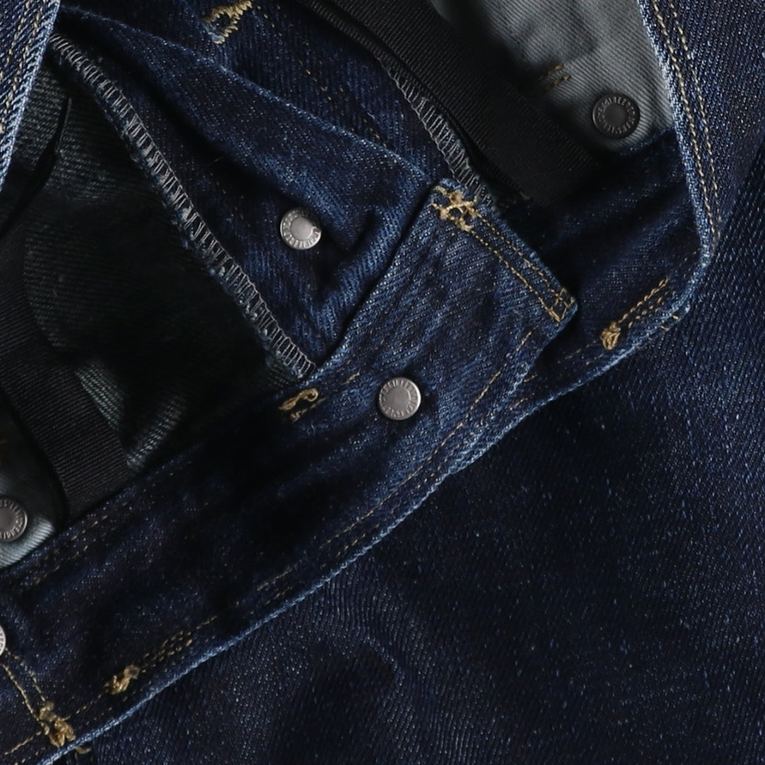 2000'S Levi's Engineered Jeans Euro Model, 3D Cut Straight Denim Pants, Men's W34 (approx.) cotton navy blue type Vintage Second Hand