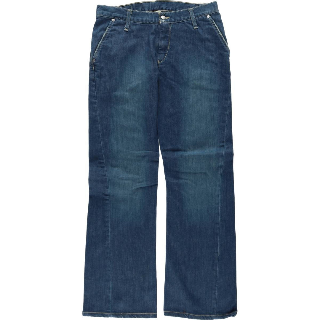 2000'S Levi's Engineered Jeans Euro Model, 3D Cut, Flared Denim Pants, Men's W31 (approx.) cotton blue type Vintage Second Hand