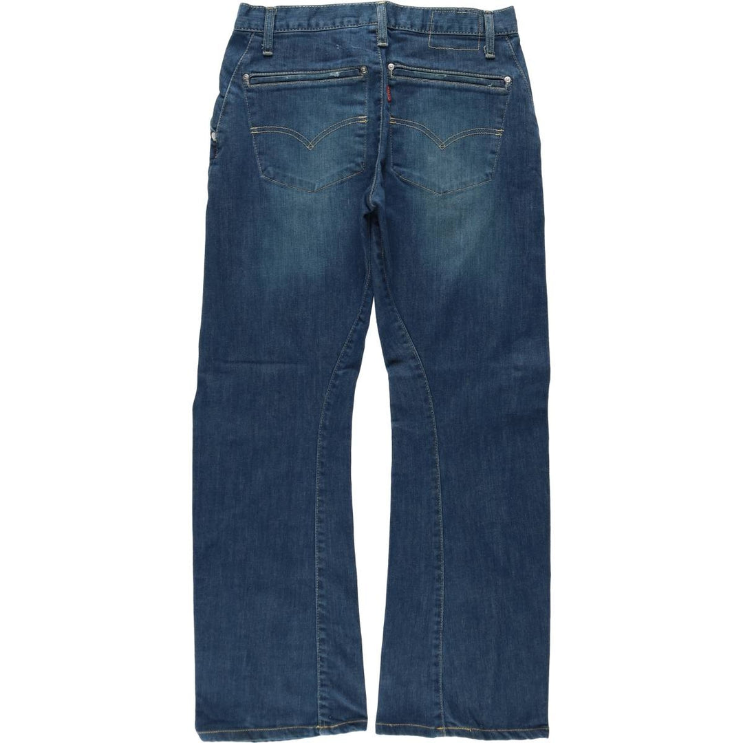 2000'S Levi's Engineered Jeans Euro Model, 3D Cut, Flared Denim Pants, Men's W31 (approx.) cotton blue type Vintage Second Hand