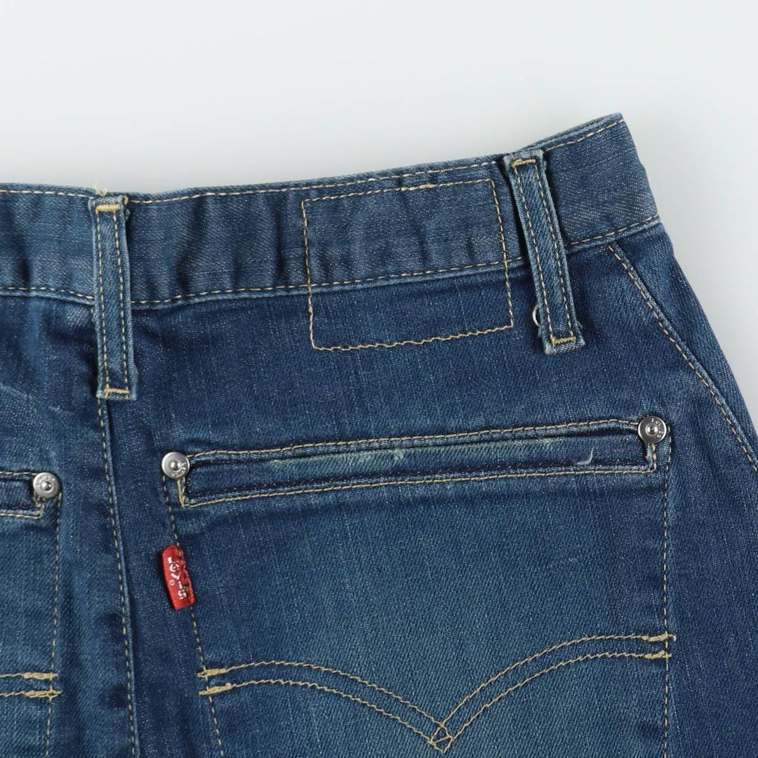 2000'S Levi's Engineered Jeans Euro Model, 3D Cut, Flared Denim Pants, Men's W31 (approx.) cotton blue type Vintage Second Hand
