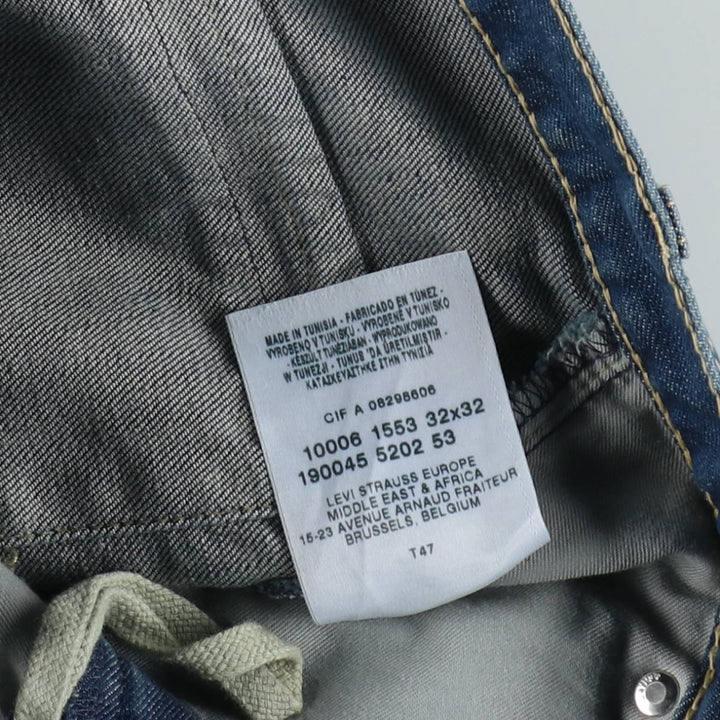 2000'S Levi's Engineered Jeans Euro Model, 3D Cut, Flared Denim Pants, Men's W31 (approx.) cotton blue type Vintage Second Hand