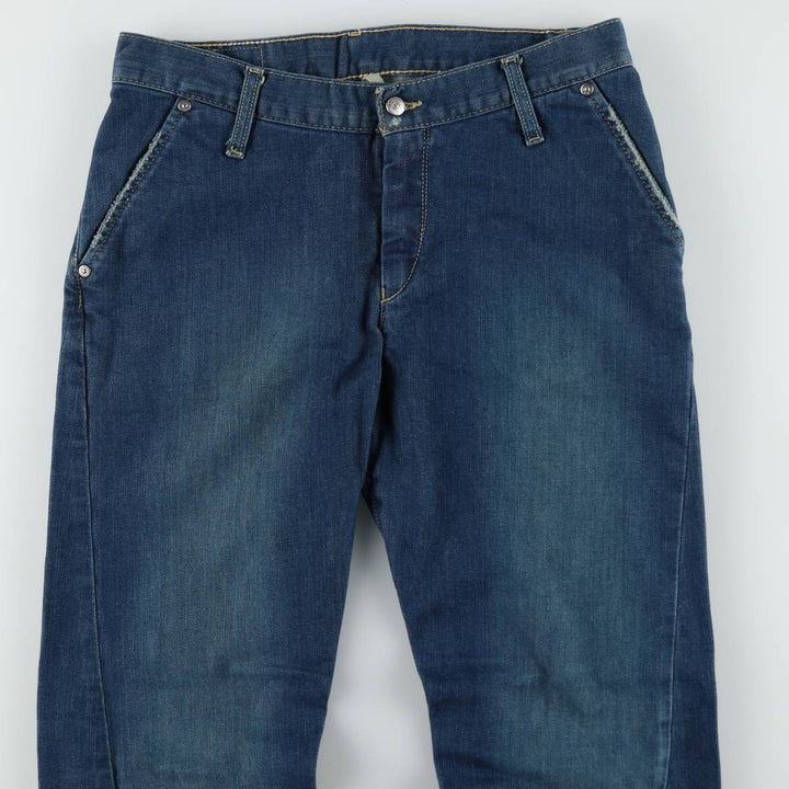 2000'S Levi's Engineered Jeans Euro Model, 3D Cut, Flared Denim Pants, Men's W31 (approx.) cotton blue type Vintage Second Hand