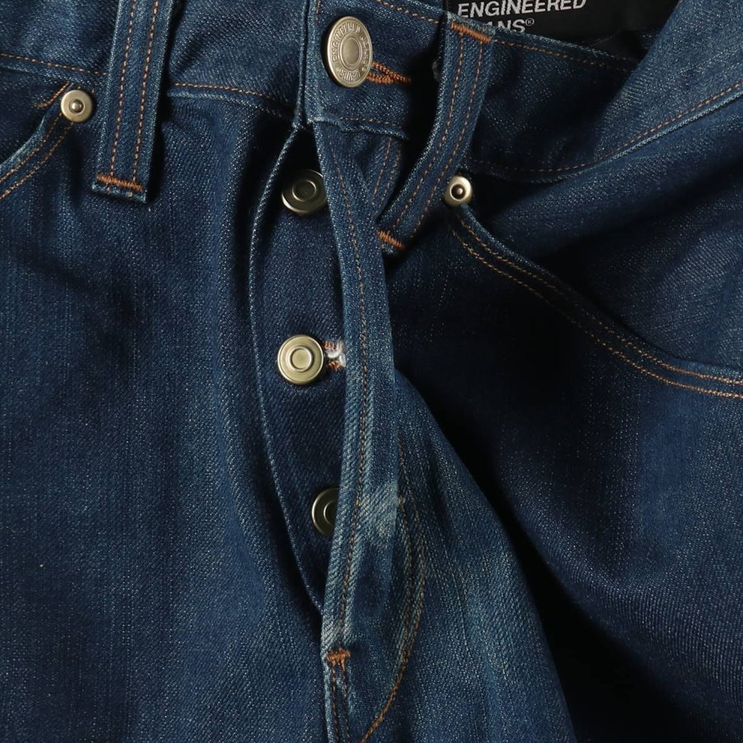 2000'S Levi's Engineered Jeans Euro Model, 3D Cut Straight Denim Pants, Men's W34 (approx.) cotton blue type Vintage Second Hand